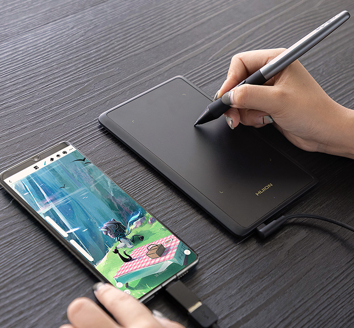 HUION H420X OSU Tablet Digital Drawing Tablet with