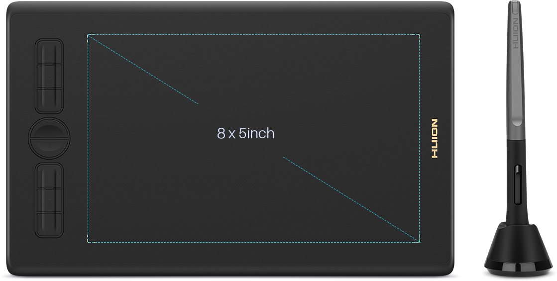 графический планшет huion inspiroy h580x.