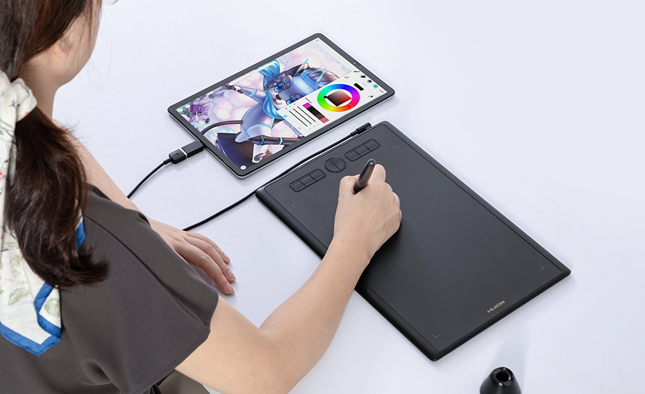 Huion Inspiroy H610X Medium Size Graphics Digital Drawing Tablet  Huion  Official Store: Drawing Tablets, Pen Tablets, Pen Display, Led Light Pad