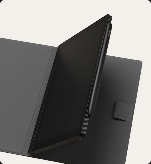 仕事に最適な、マグネットペン＆カバー付きHuion Note Eデジタルノート