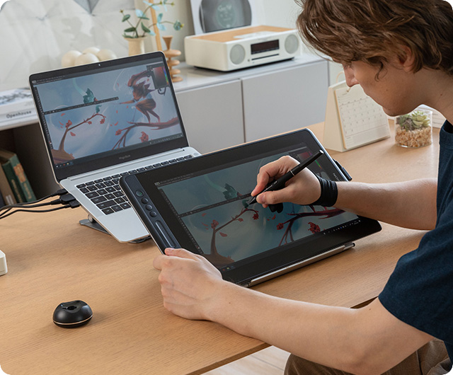 Kamvas Pro 16 V2 - PenTech 4.0搭載液晶ペンタブレット