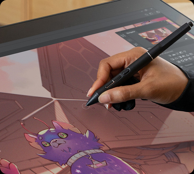 Kamvas Pro 27 (144Hz) - 4K Large Drawing Tablet with 144Hz High