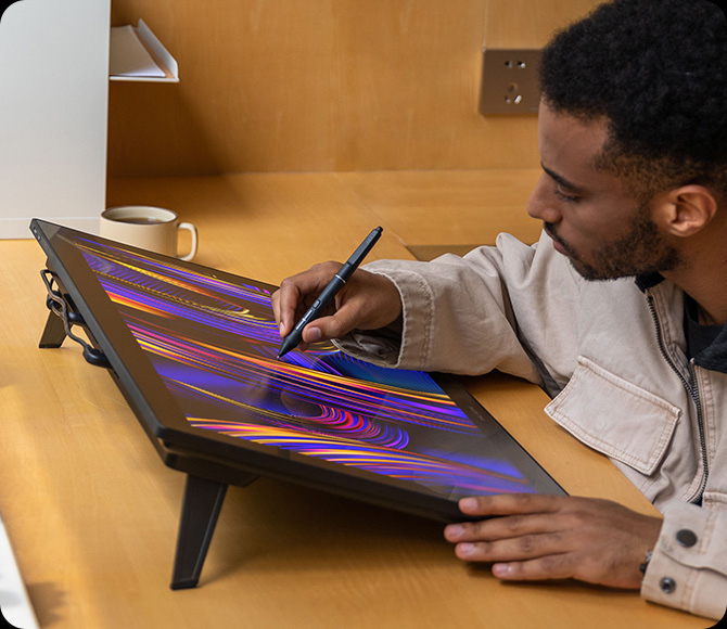 液タブ・ペンタブ HUION Kamvas Pro 27 (4k) Huion Kamvas Pro 27 4K Professional Drawing Display with Touch