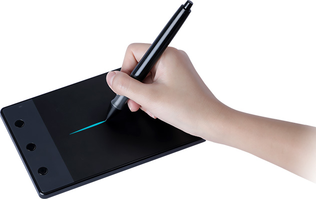Huion USB Graphics Signature Tablet 4.17 x 2.34 Inches H420 with 3 Shortcut Keys