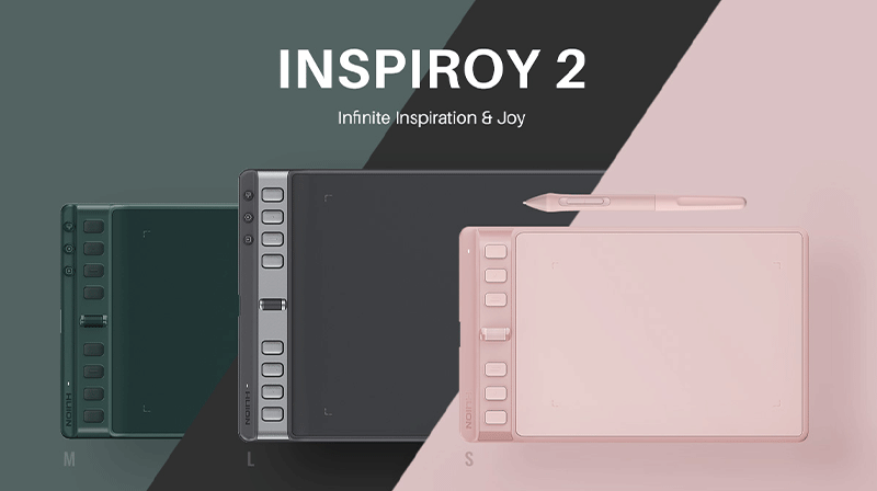Huion Launched Inspiroy 2 Series Drawing Tablets at CES 2023