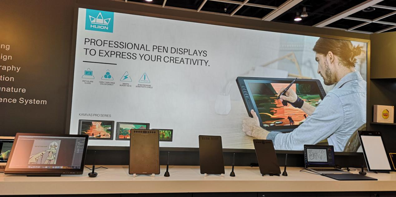 Huion Inspiroy Dial Q620M was Unveiled at Hong Kong Electronics Fair 