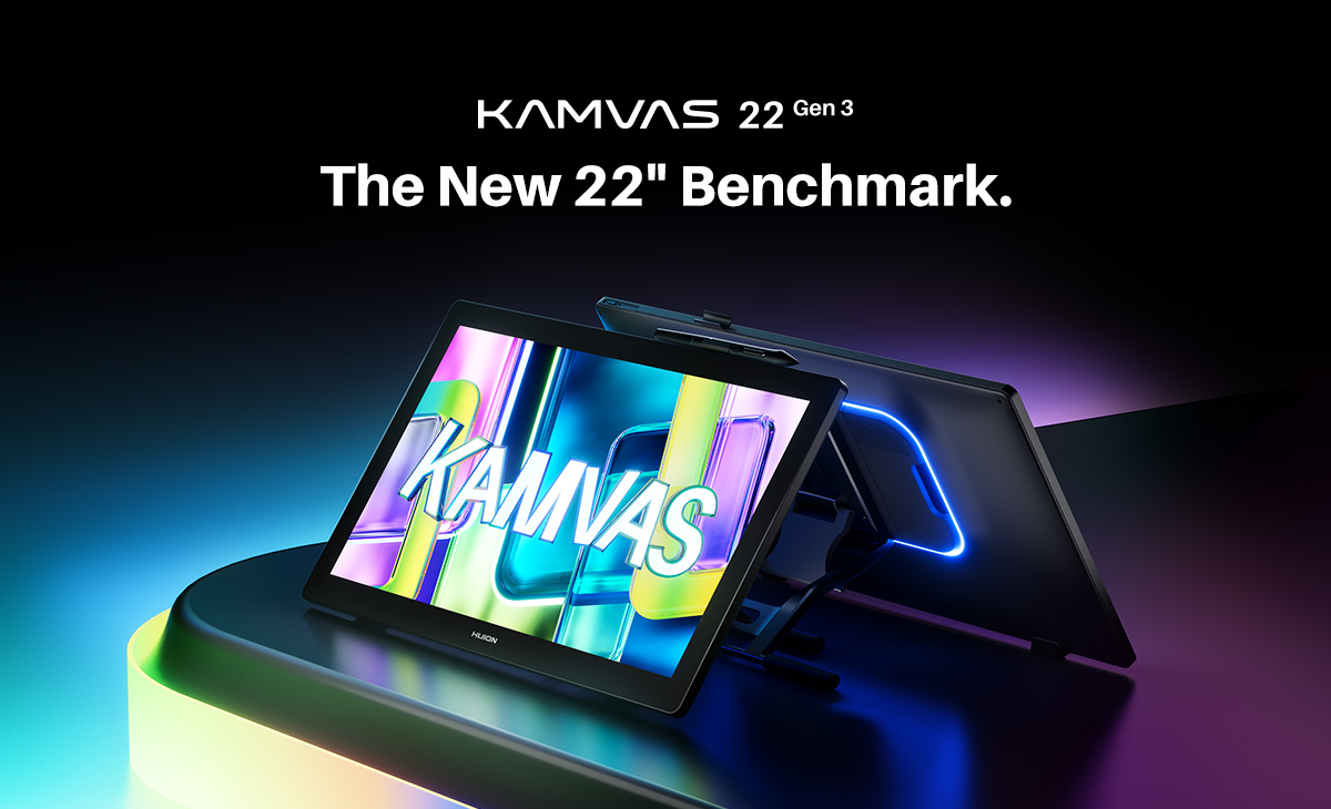 Huion Sets New 22-Inch Industry Benchmark with Launch of Kamvas 22 (Gen 3)
